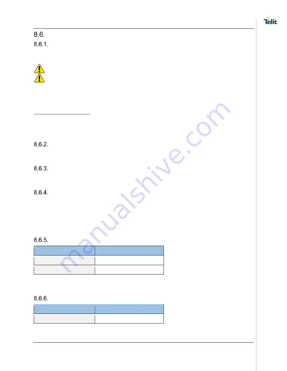 Telit Wireless Solutions SE873 Series Скачать руководство пользователя страница 41