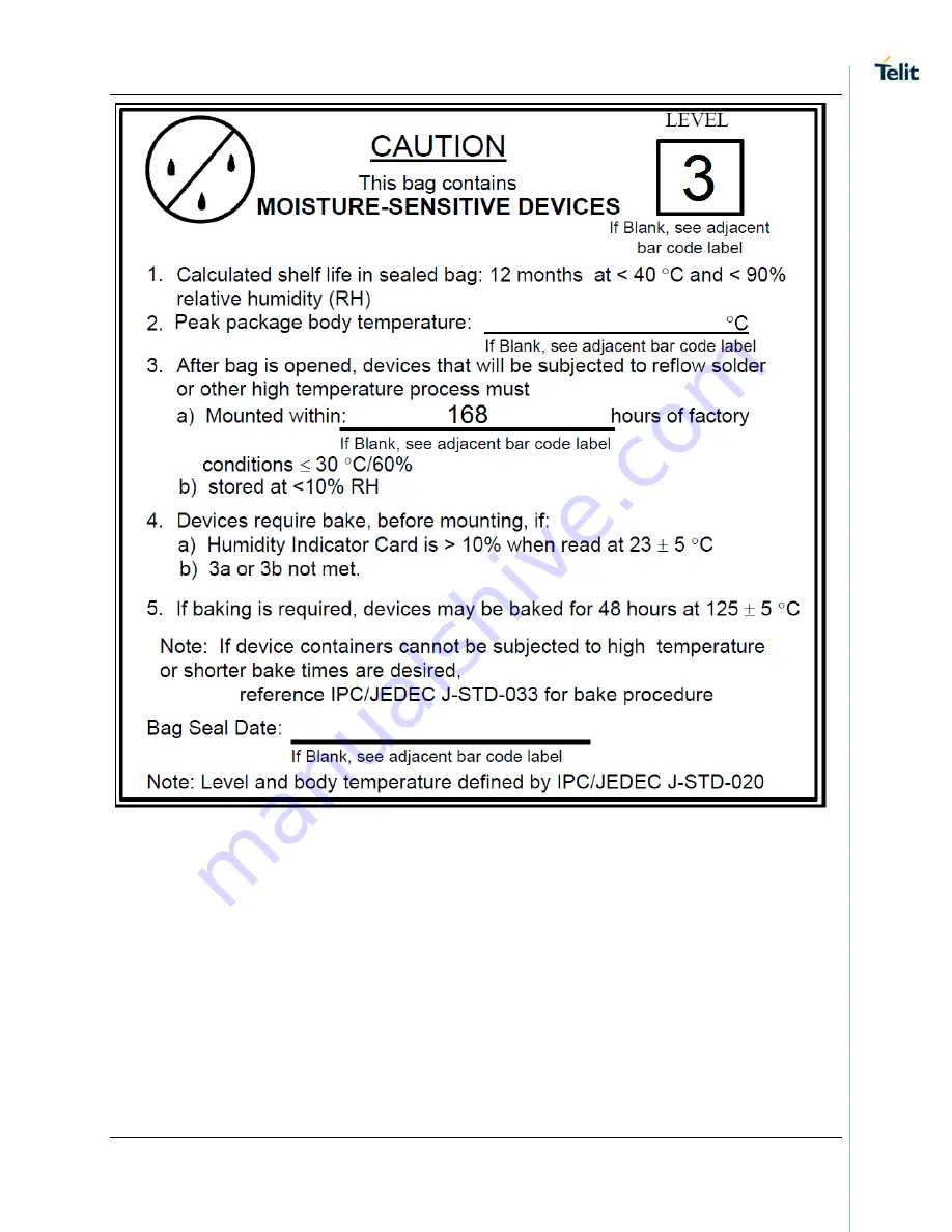 Telit Wireless Solutions SE873 Series Product User Manual Download Page 56