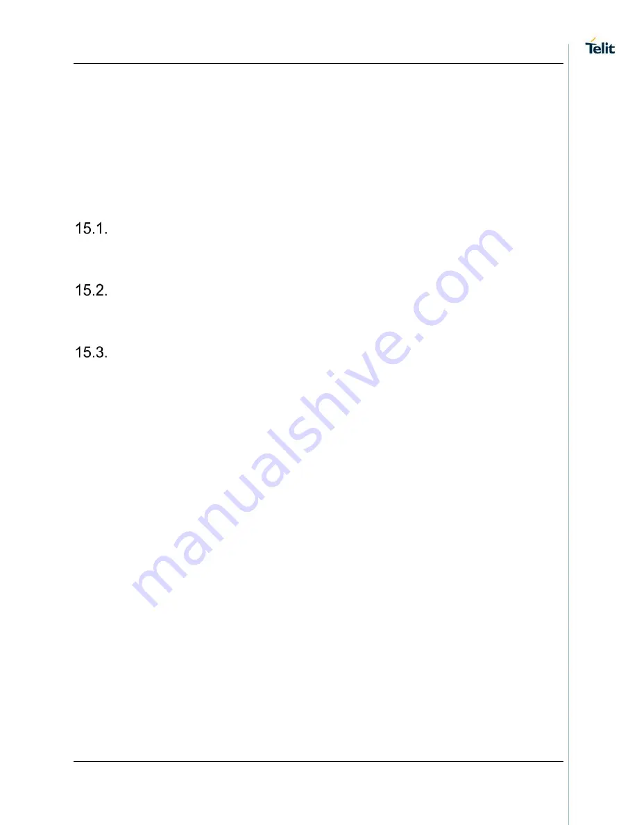 Telit Wireless Solutions SE873 Series Product User Manual Download Page 59