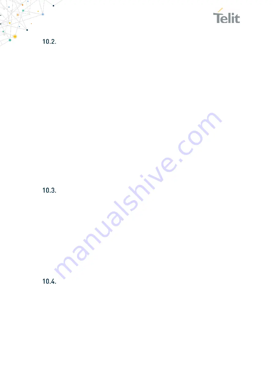 Telit Wireless Solutions SL871 Product User Manual Download Page 56