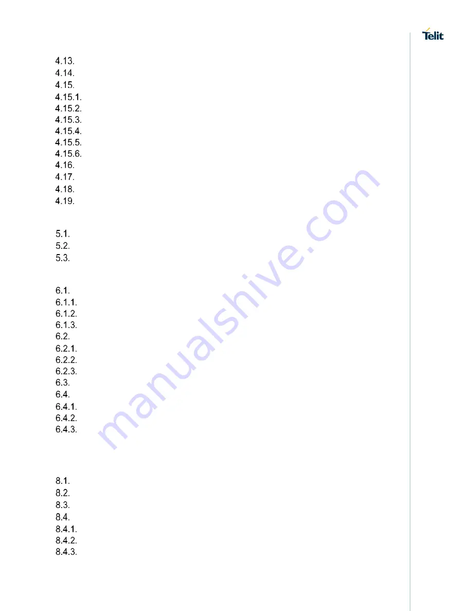 Telit Wireless Solutions SL876Q5-A Product User Manual Download Page 6