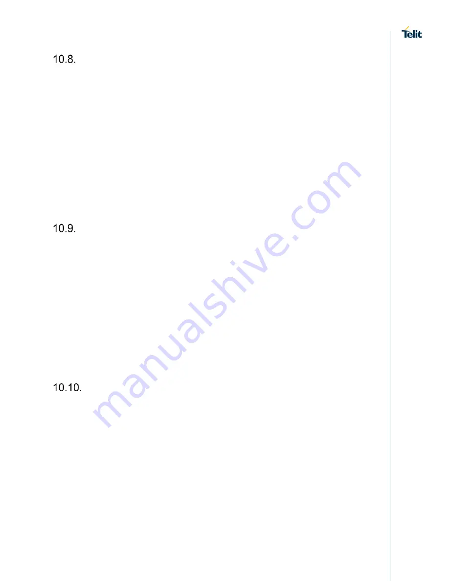 Telit Wireless Solutions SL876Q5-A Product User Manual Download Page 51