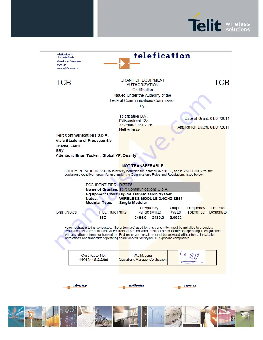 Telit Wireless Solutions ZE51-2.4 User Manual Download Page 50