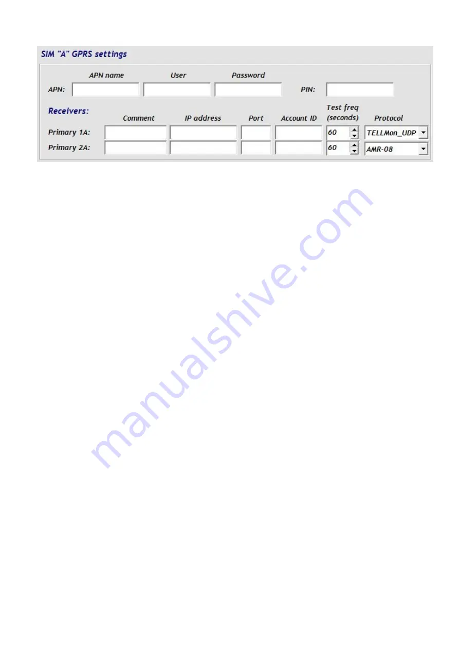 tell DUALCOM SIA IP Installation And Application Manual Download Page 7