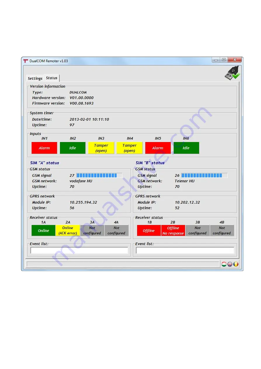 tell DUALCOM SIA IP Installation And Application Manual Download Page 13