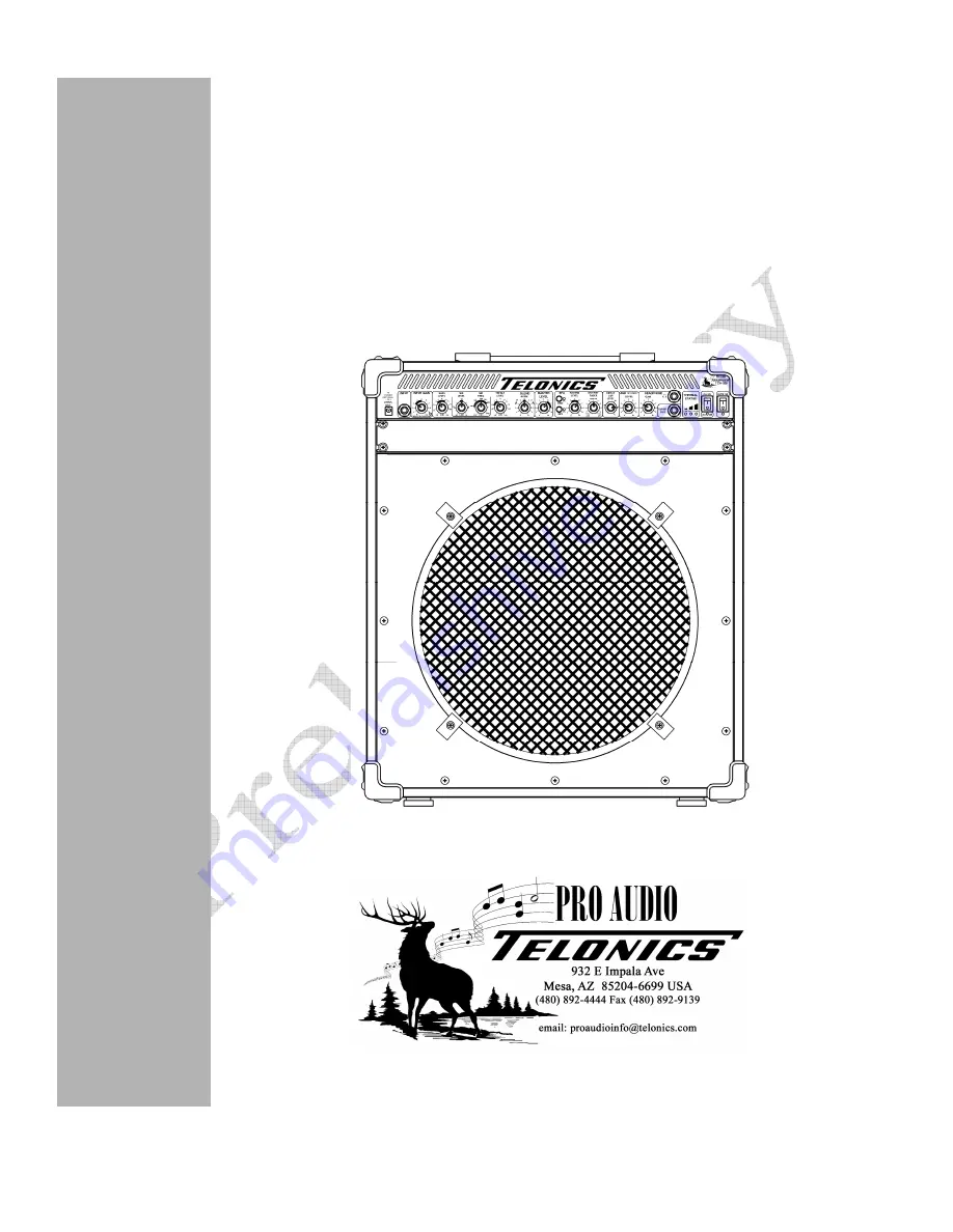 Telonics TCA-500 User Manual Download Page 1