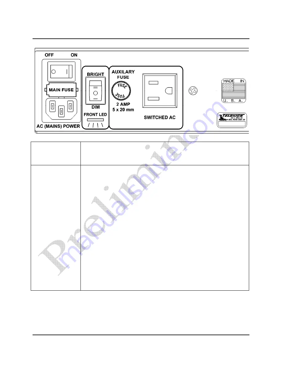 Telonics TCA-500 User Manual Download Page 20