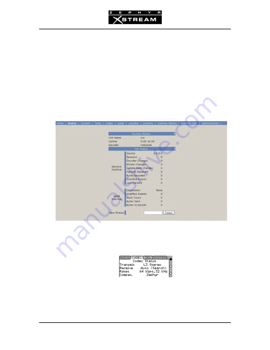 Telos Zephyr Xstream User Manual Download Page 105