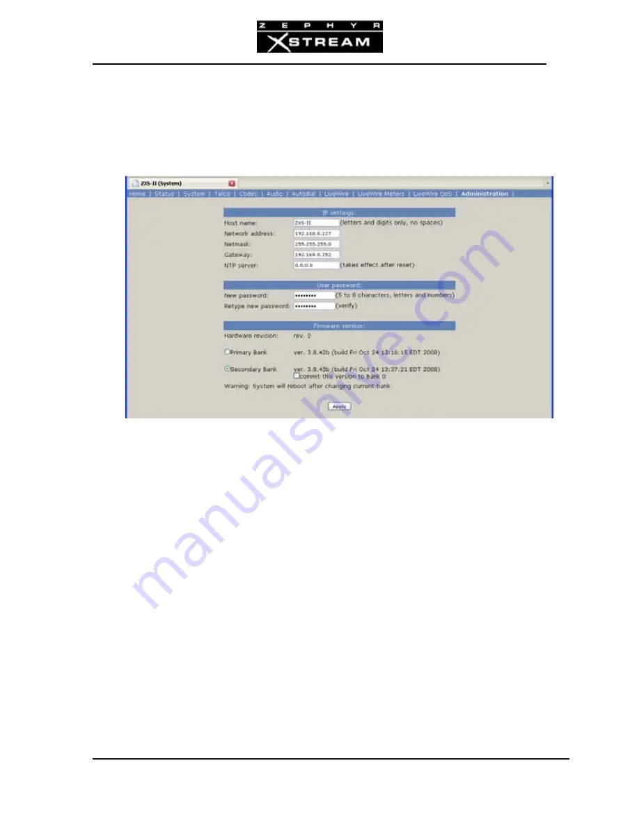 Telos Zephyr Xstream User Manual Download Page 157