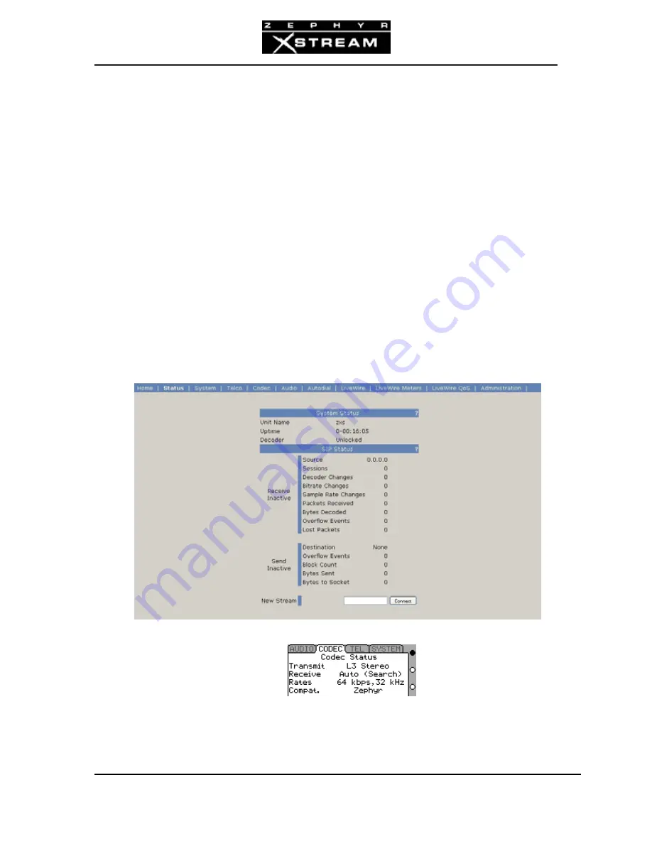 Telos Zephyr Xstream User Manual Download Page 214