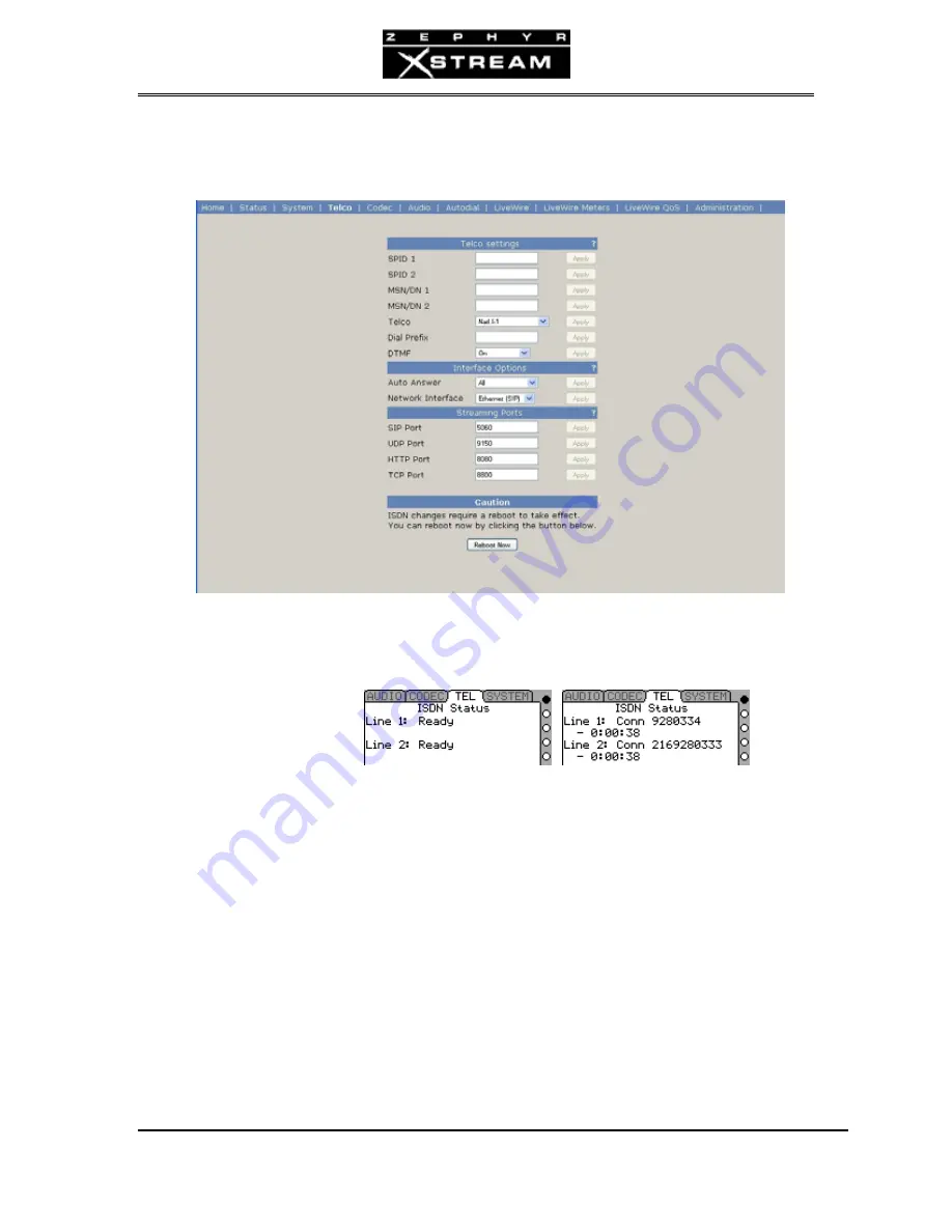 Telos Zephyr Xstream User Manual Download Page 227