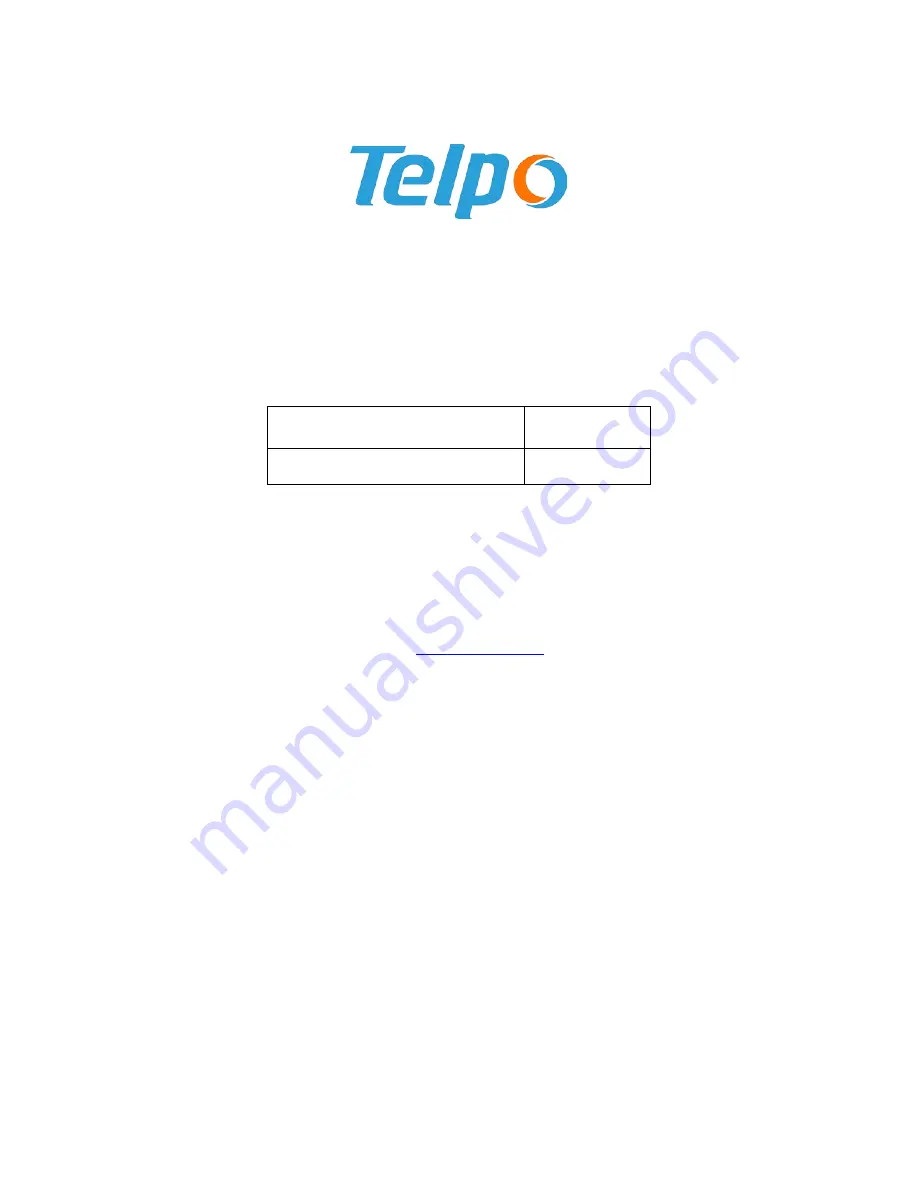 Telpo 16FXS User Manual Download Page 1