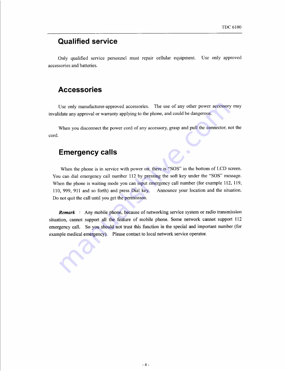 Telson TDC 6100 Manual Download Page 6