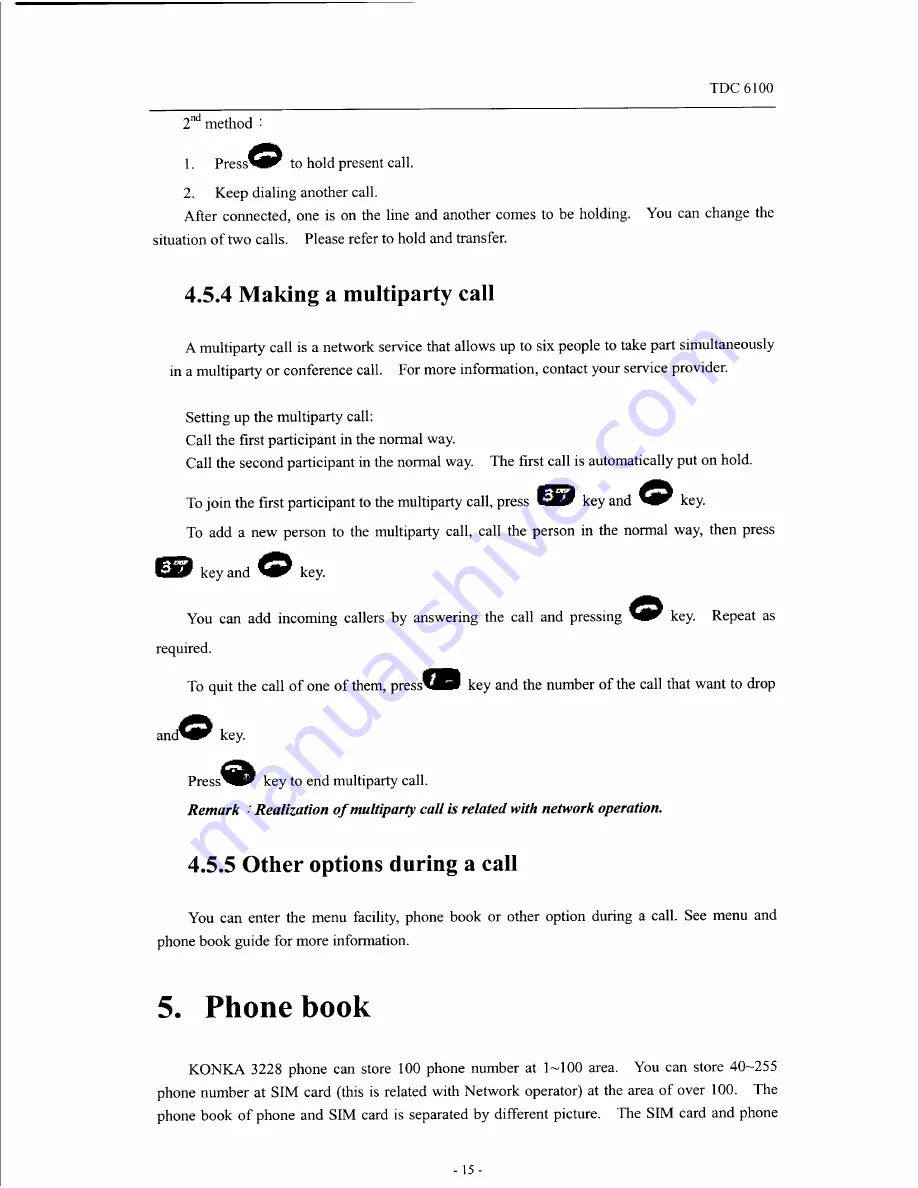 Telson TDC 6100 Manual Download Page 17