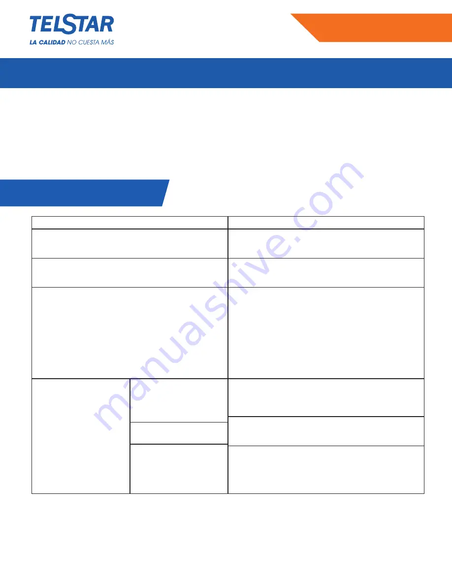 Telstar TPI001210M Instruction Manual Download Page 11