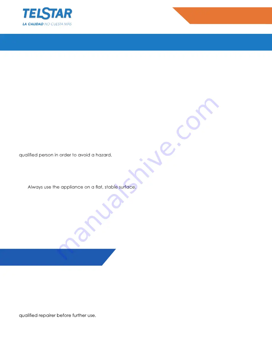 Telstar TVB020310TM Manual Download Page 4