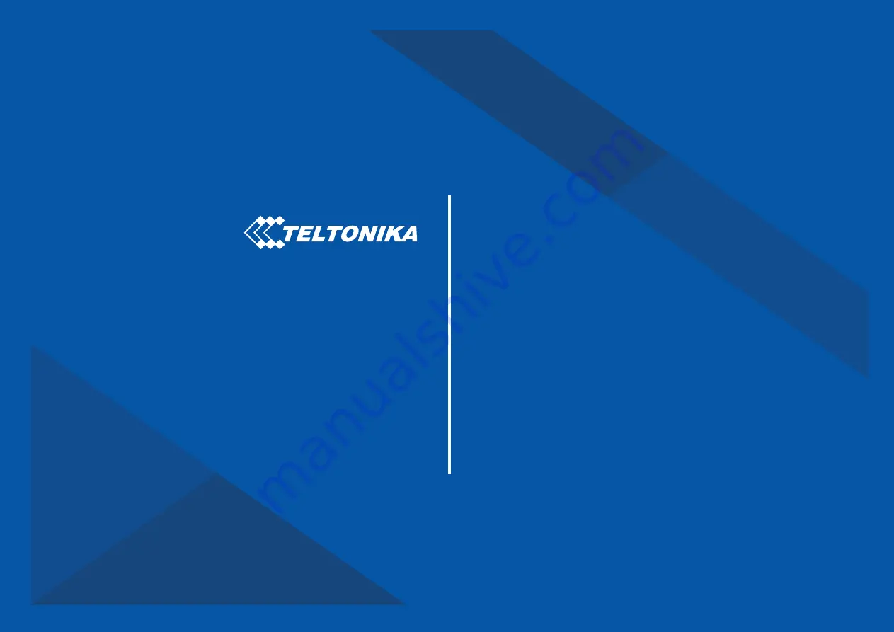 Teltonica FMC640 Quick Manual Download Page 1