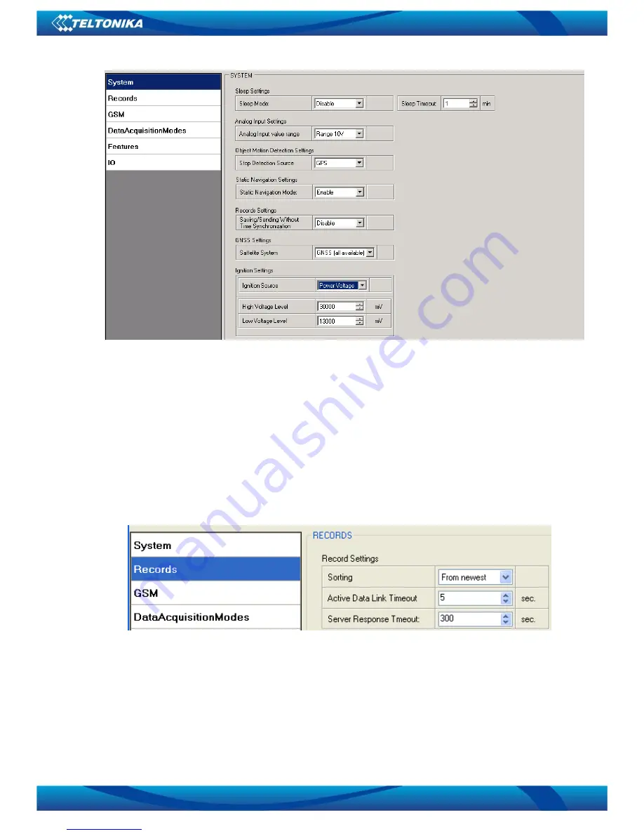 Teltonika FM1110 User Manual Download Page 28