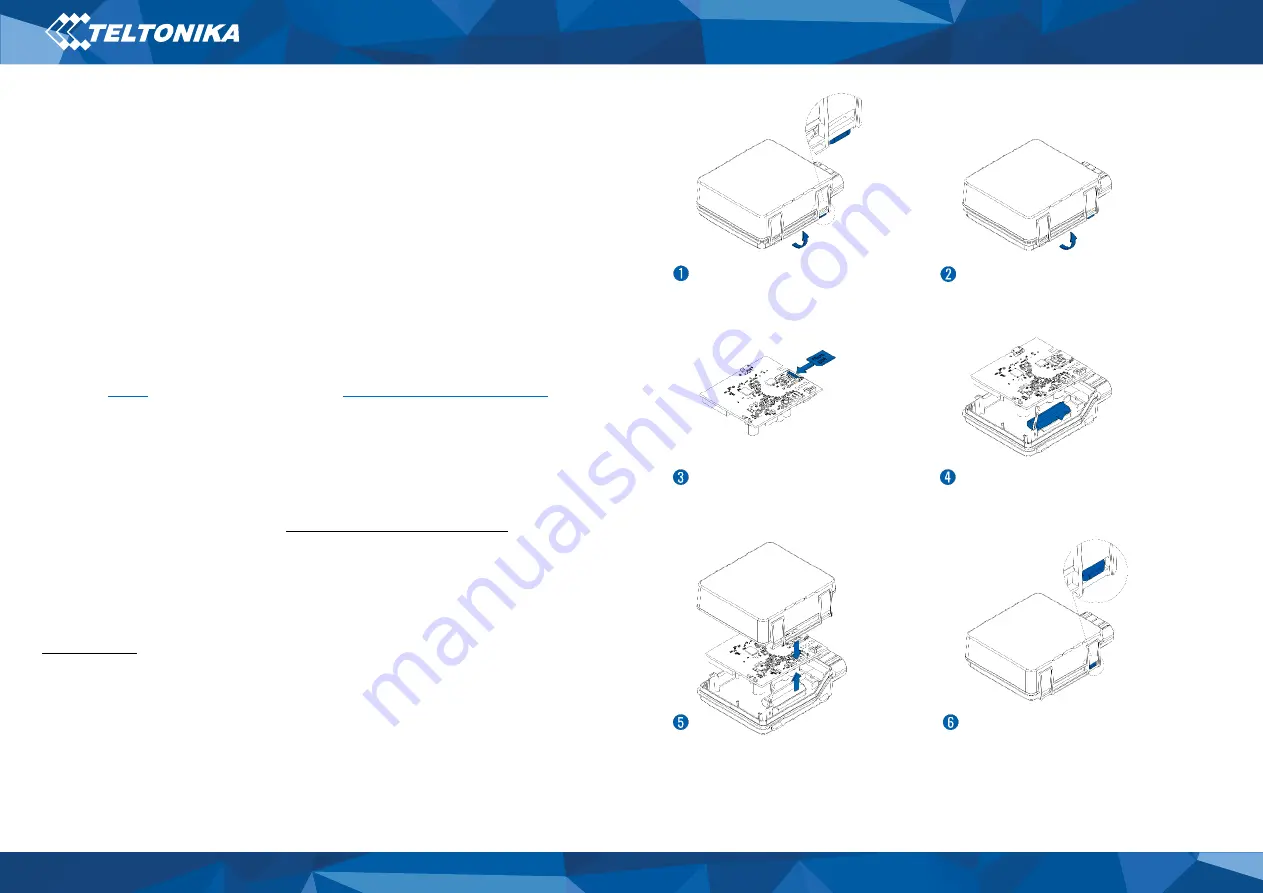 Teltonika FMB230 Quick Manual Download Page 6