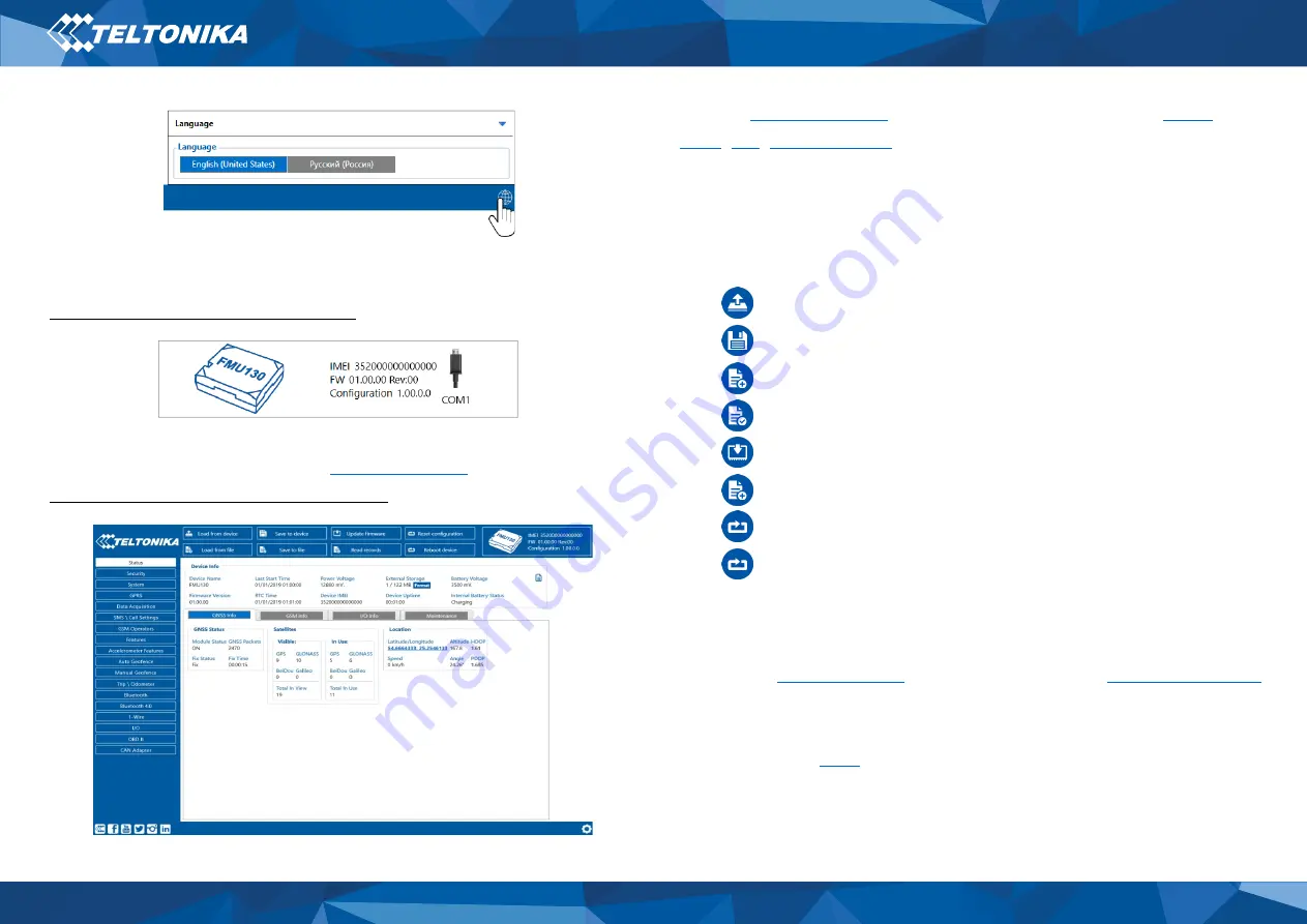 Teltonika FMU130 Quick Manual Download Page 8