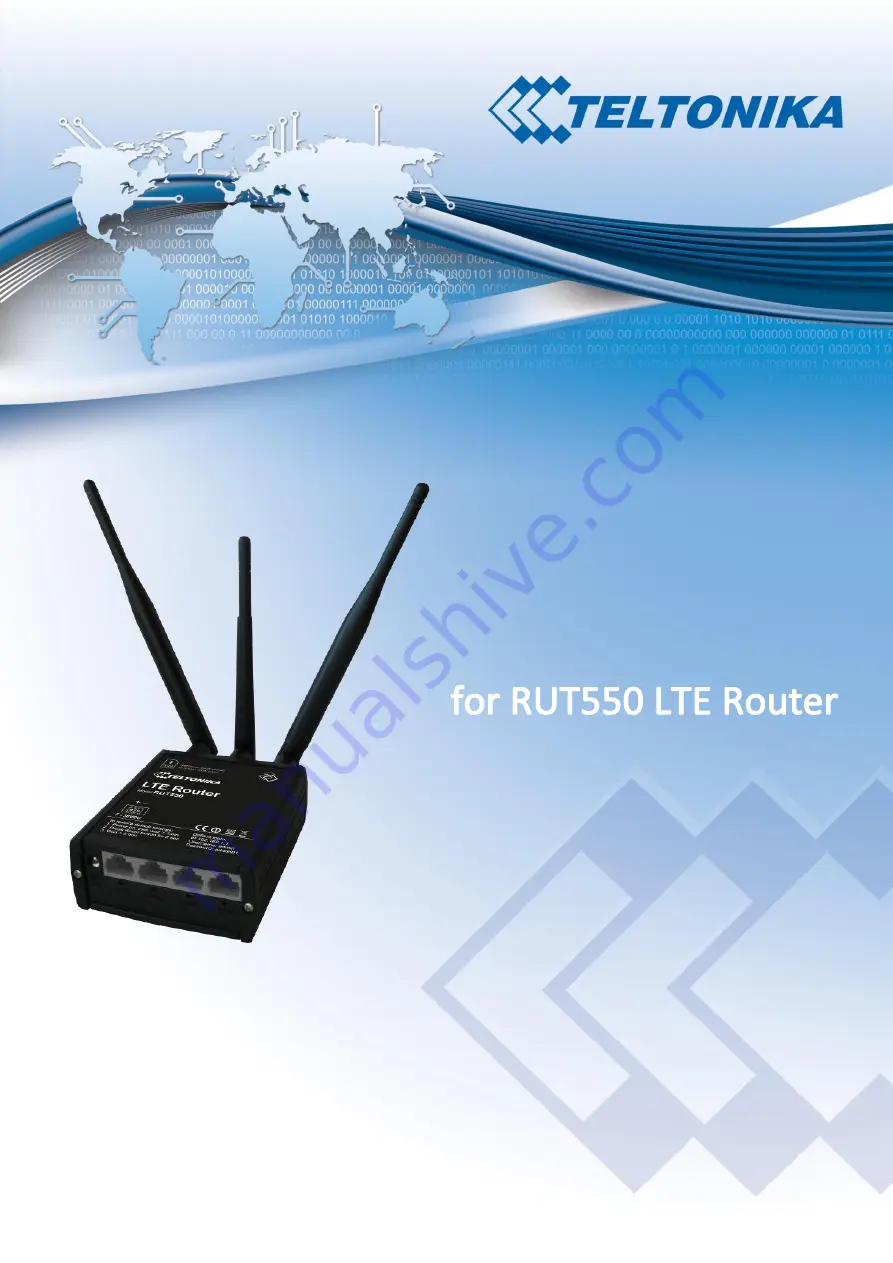 Teltonika RUT5 Series User Manual Download Page 1