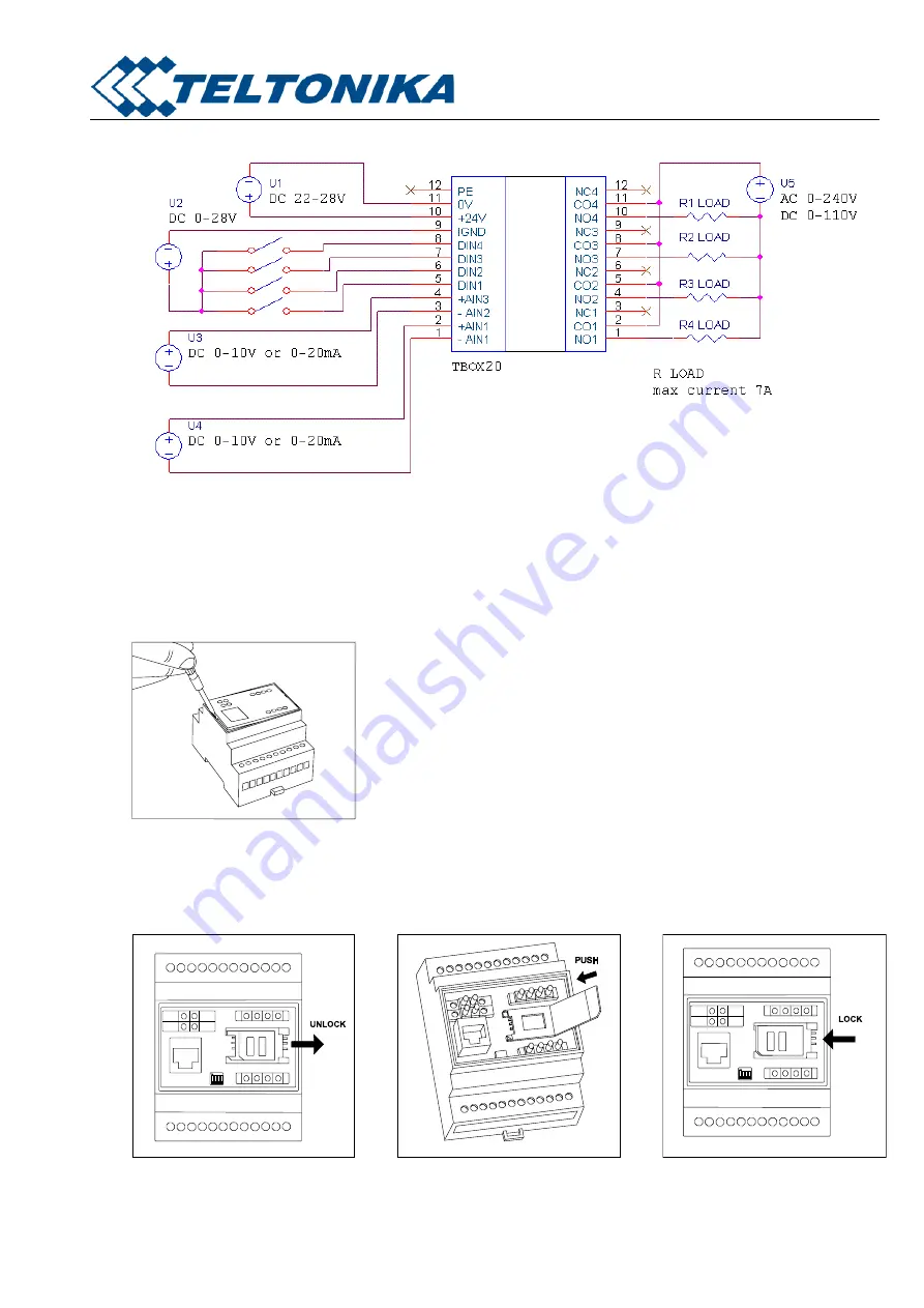 Teltonika TBox20 User Manual Download Page 8