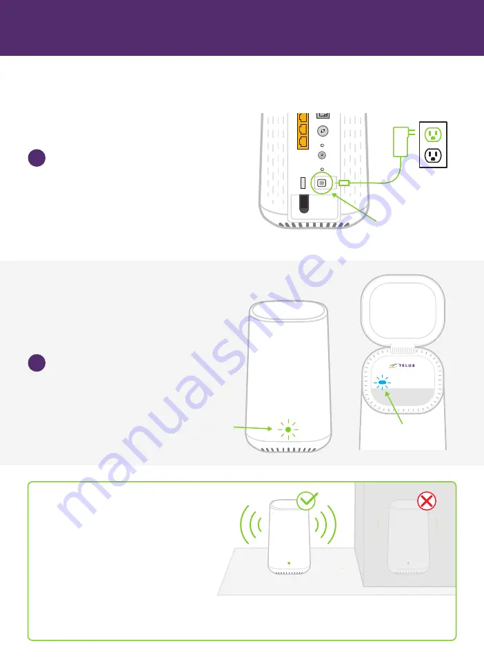 TELUS PureFibre Internet Installation Manual Download Page 5