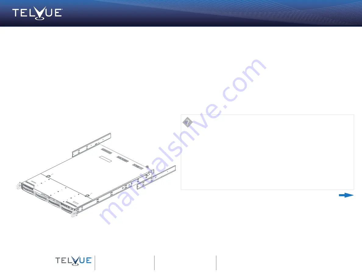 Telvue AdCaster Скачать руководство пользователя страница 1