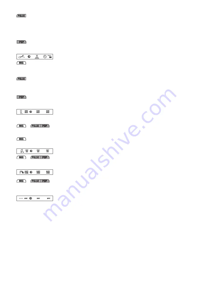 Telwin INVERPULSE 425 Instruction Manual Download Page 57