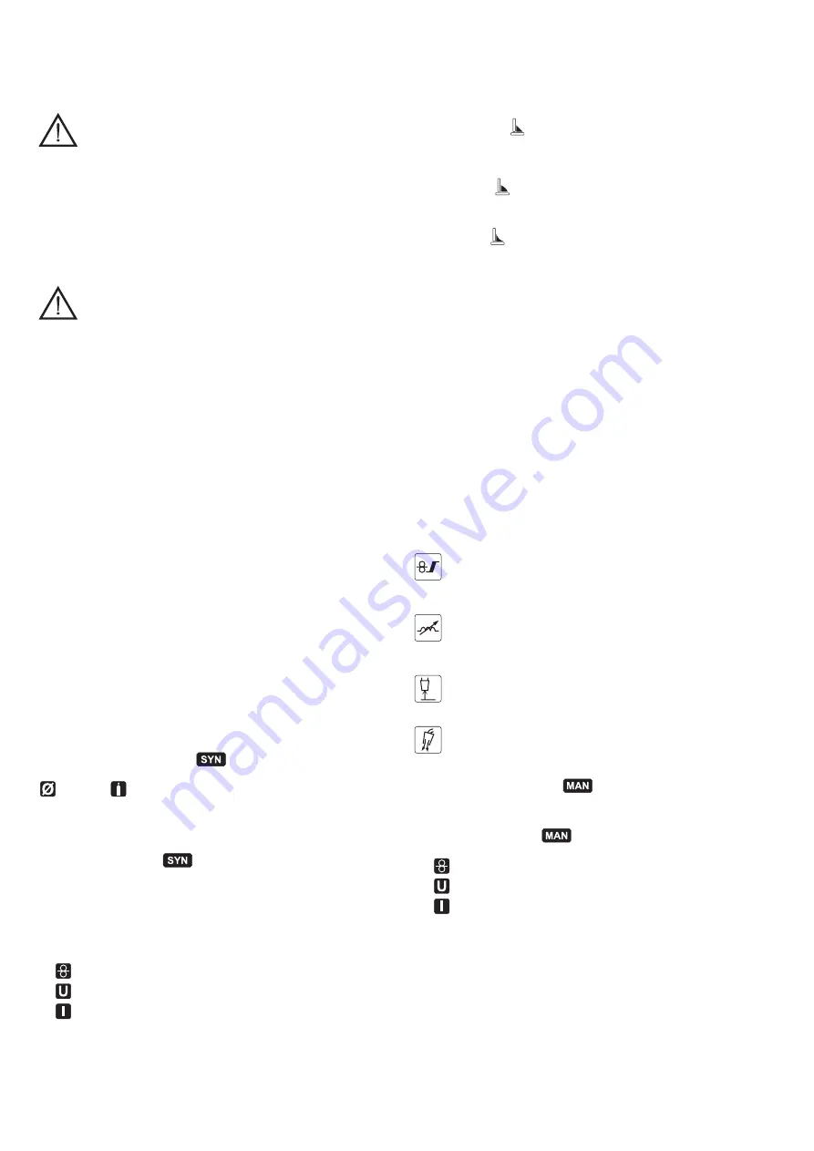 Telwin TECHNOMIG 210 DUAL SYNERGIC Скачать руководство пользователя страница 128