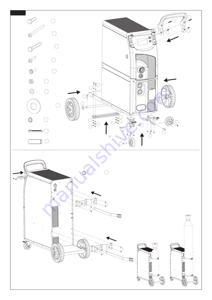 Telwin TECHNOMIG 210 DUAL SYNERGIC Скачать руководство пользователя страница 161