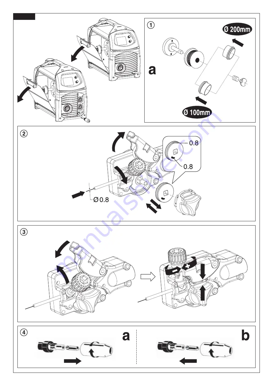 Telwin TECHNOMIG 210 DUAL SYNERGIC Скачать руководство пользователя страница 165