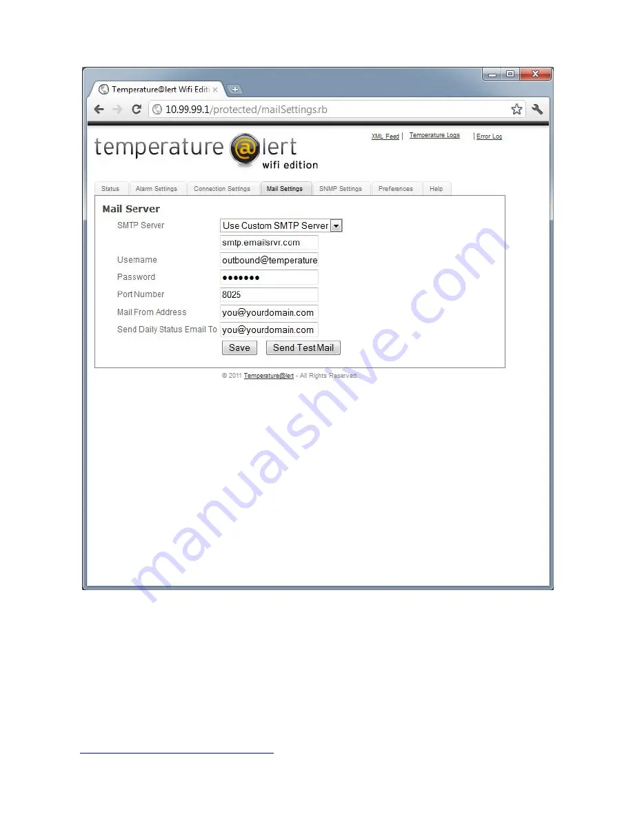 Temperature@lert TM-WIFI220 Скачать руководство пользователя страница 25