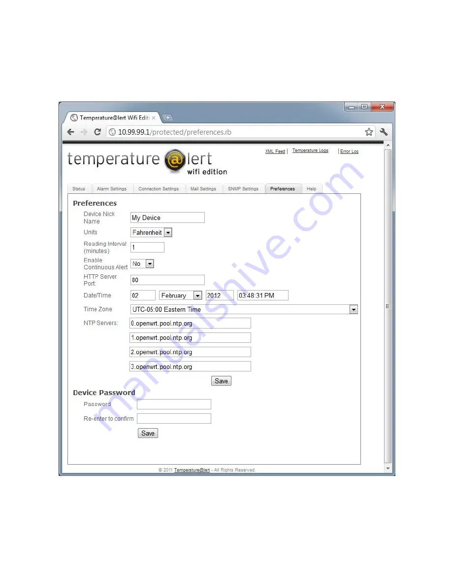 Temperature@lert TM-WIFI220 Скачать руководство пользователя страница 29