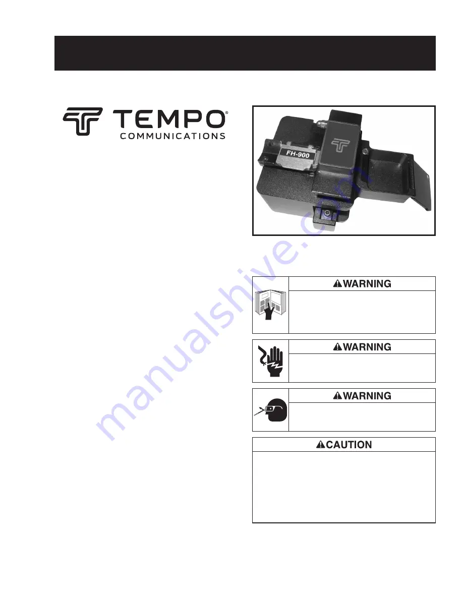 Tempo Communications 915CL Instruction Manual Download Page 1