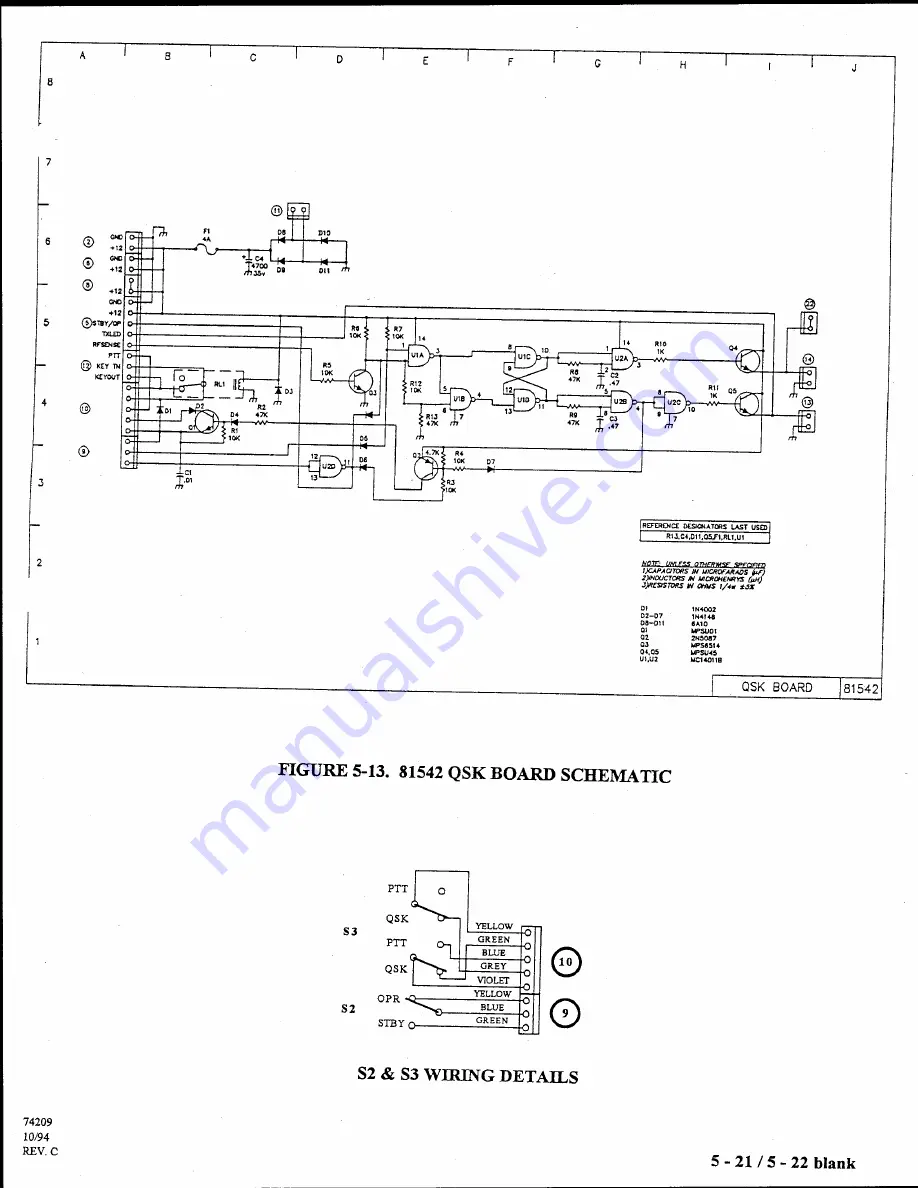 Ten-Tec Centurion 422 Operator'S Manual Download Page 55