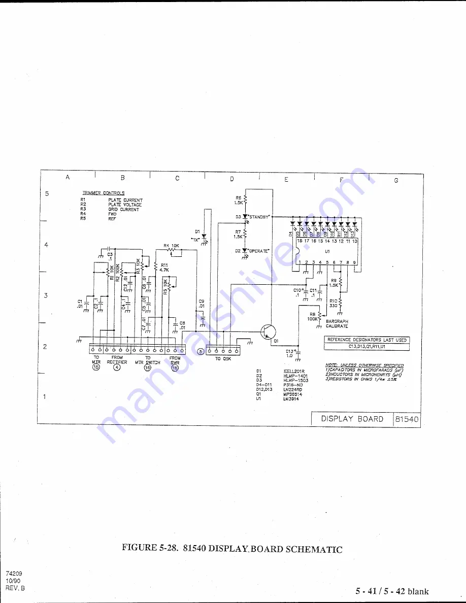 Ten-Tec Centurion 422 Operator'S Manual Download Page 75