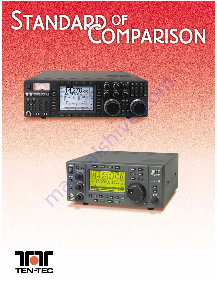 Ten-Tec omni V 562 Operator'S Manual Download Page 126