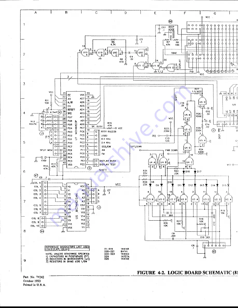 Ten-Tec Paragon II 586 Operator'S Manual Download Page 50