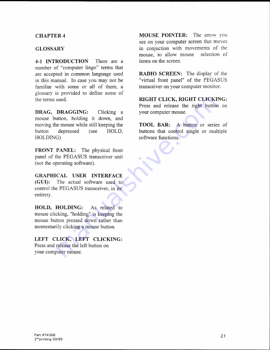 Ten-Tec Pegasus 550 Operator'S Manual Download Page 35