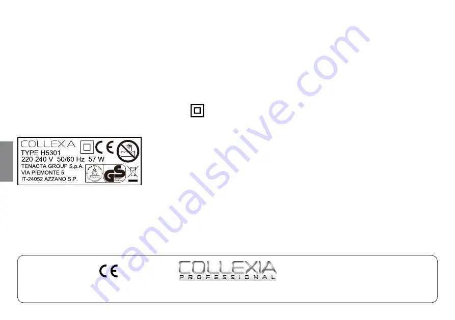 Tenacta COLLEXIA PROFESSIONAL H5301 Скачать руководство пользователя страница 30