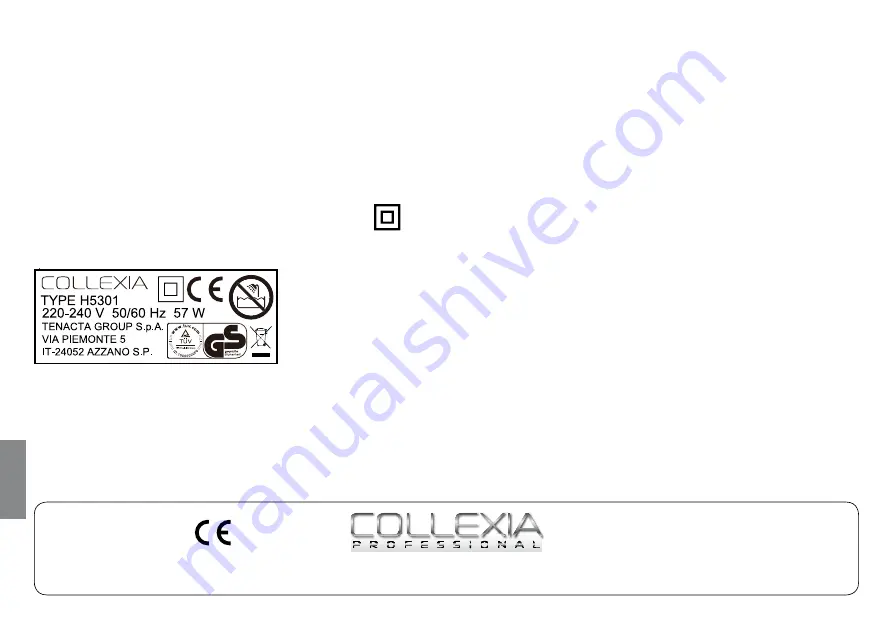 Tenacta COLLEXIA PROFESSIONAL H5301 Скачать руководство пользователя страница 42