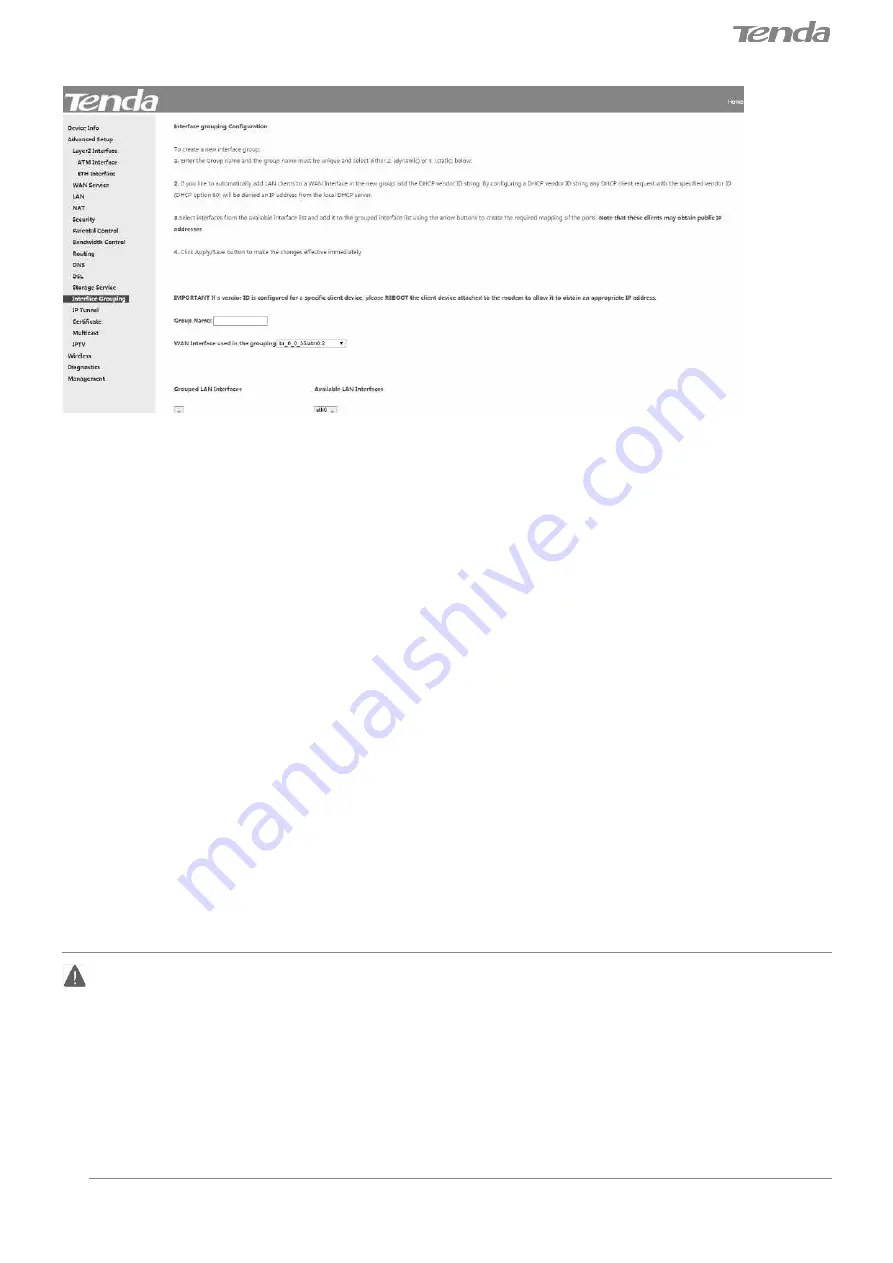 Tenda 6932849430011 User Manual Download Page 109