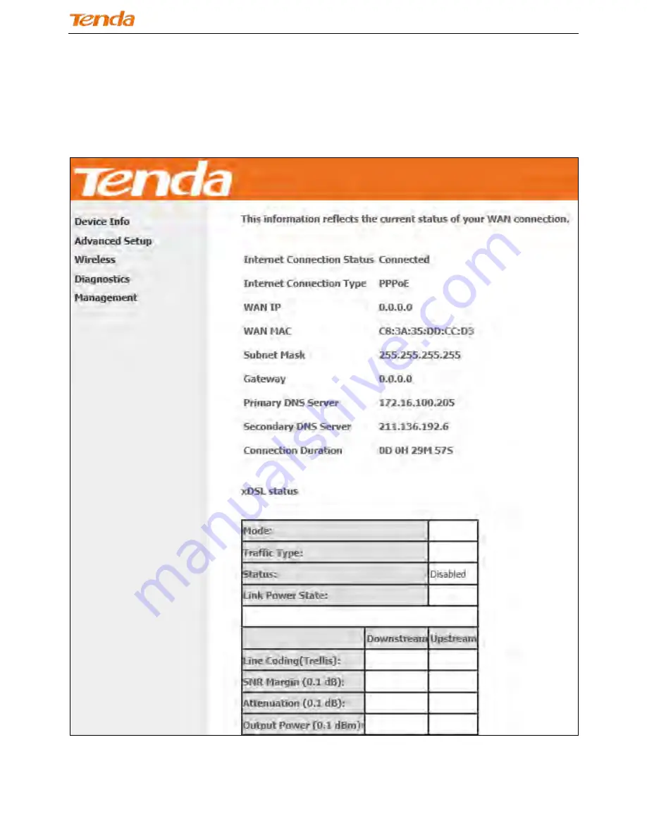 Tenda DH301 User Manual Download Page 14