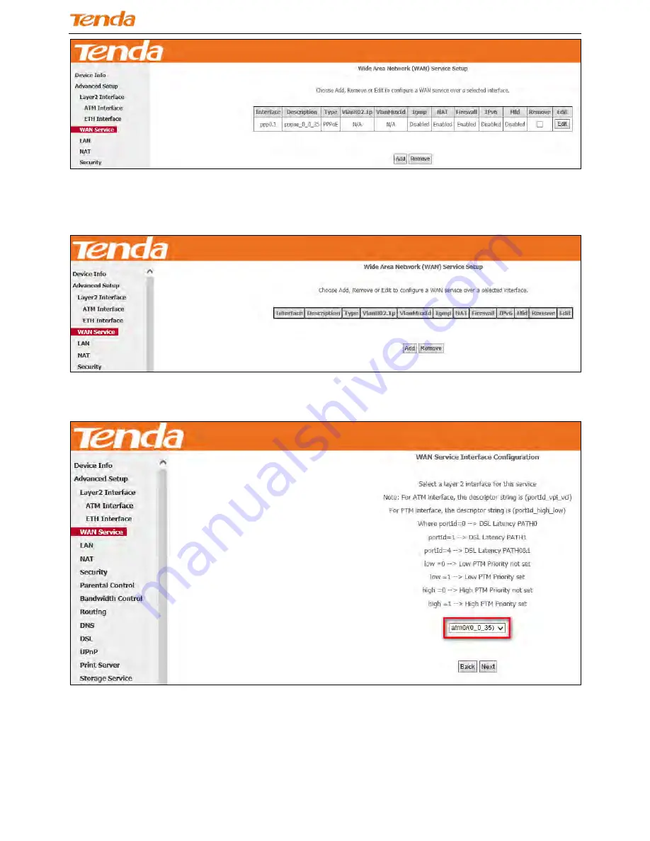 Tenda DH301 User Manual Download Page 27