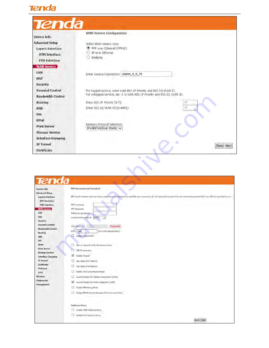 Tenda DH301 User Manual Download Page 28