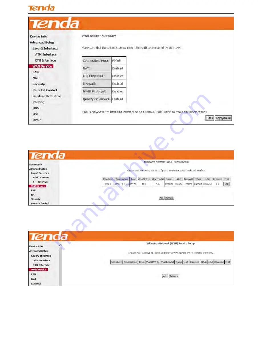 Tenda DH301 User Manual Download Page 30