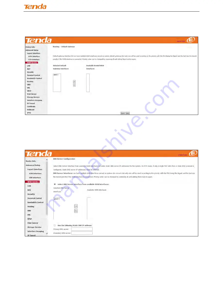 Tenda DH301 User Manual Download Page 37