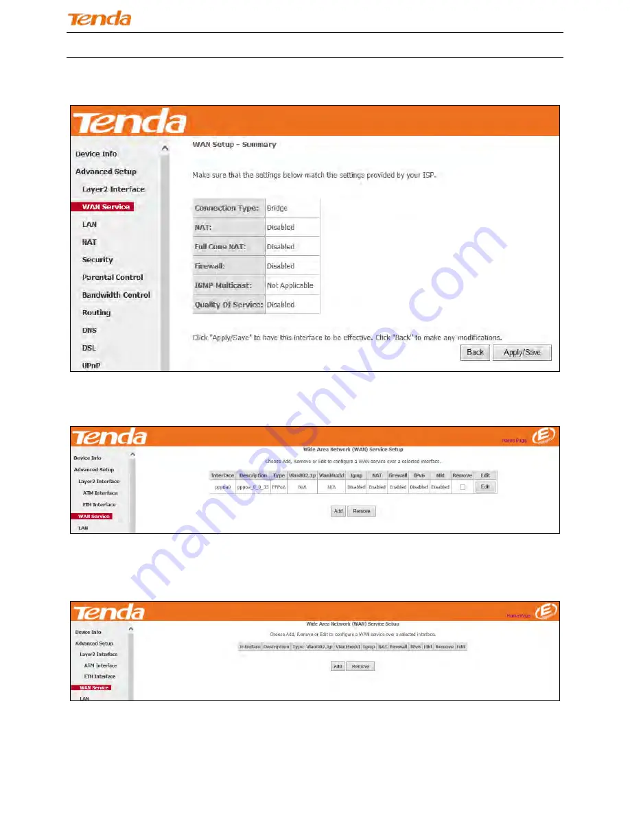 Tenda DH301 User Manual Download Page 52