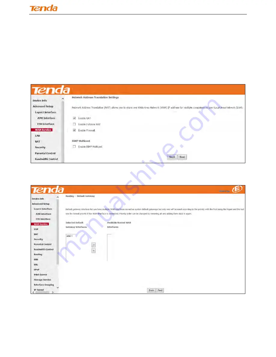 Tenda DH301 User Manual Download Page 77